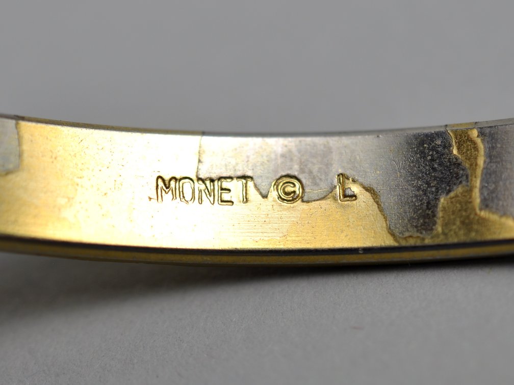 Collection of Bangles and Monet Pin