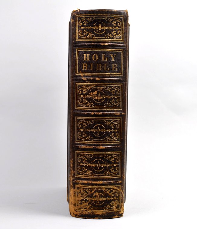 Mid-1800's Leather Family Bible, photo 16 of 28