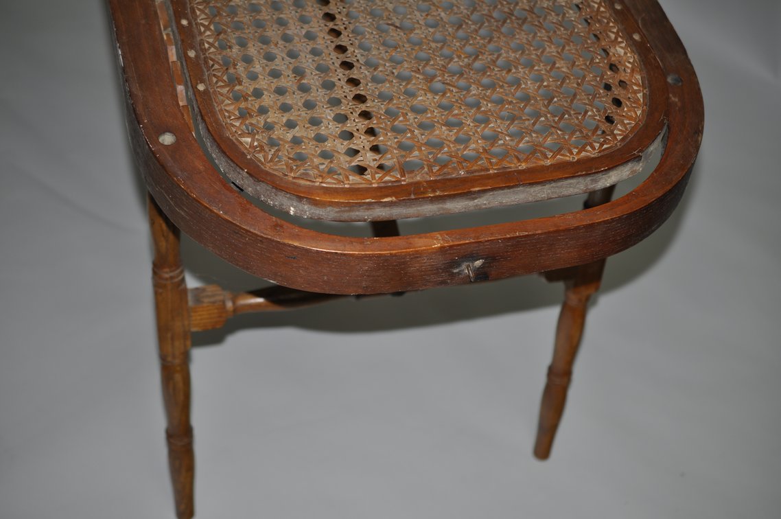 Antique Folding Wicker Medical Table