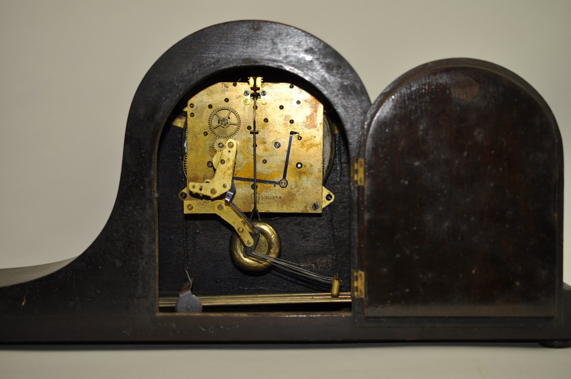 Seth Thomas Tambour Chime Mantel Clock, photo 15 of 18