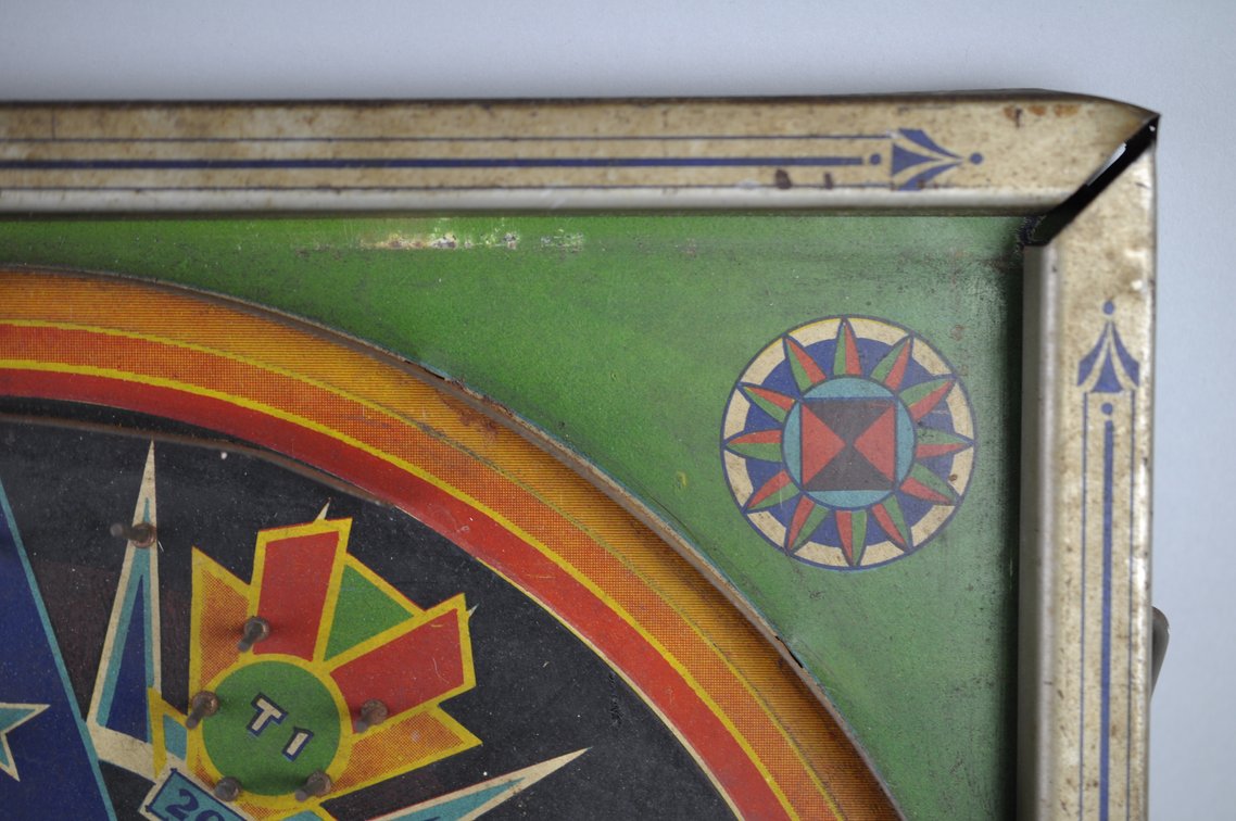 Starlight Bagatelle Tin Tabletop Pinball Game USA, photo 10 of 19