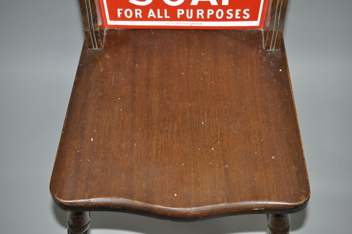 Vintage Watson's Matchless Cleanser Advertising Chair
