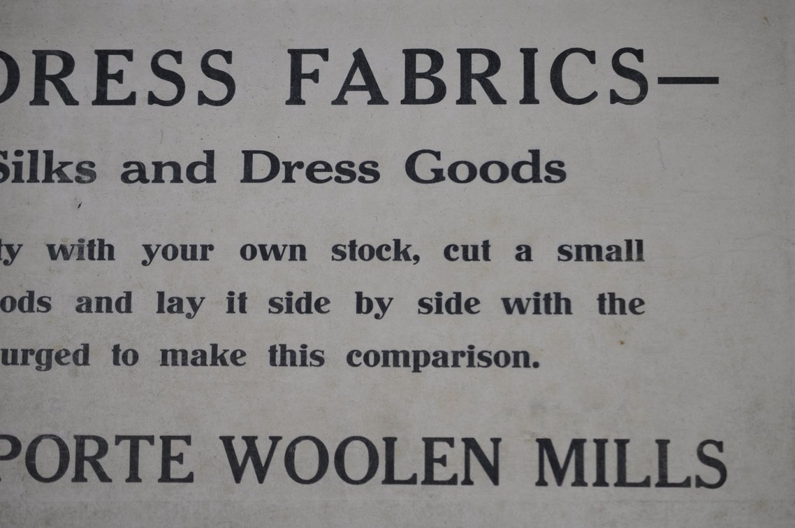La Porte Woolen Mills Sample Boxes 1926