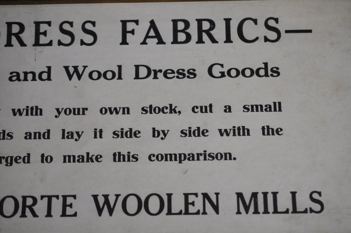 La Porte Woolen Mills Sample Boxes 1926, photo 13 of 17
