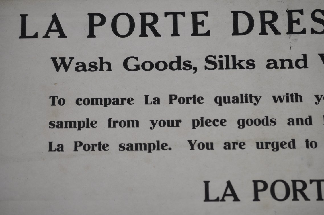 La Porte Woolen Mills Sample Boxes 1926, photo 12 of 17
