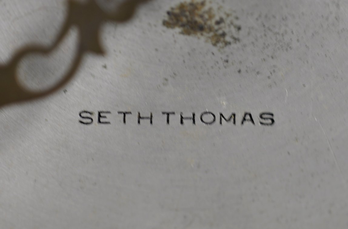 Seth Thomas Tambour Chime Mantel Clock, photo 4 of 18