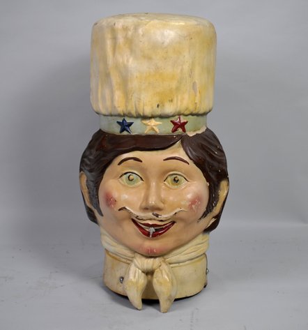 French Style Fiberglass Chef Mascot 