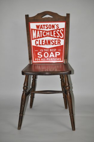 Vintage Watson's Matchless Cleanser Advertising Chair