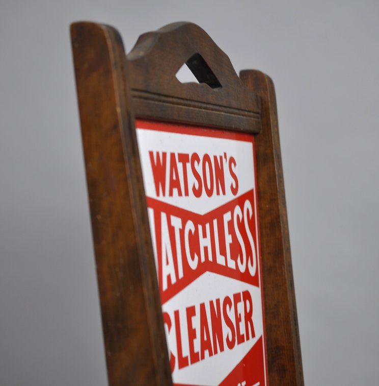 Vintage Watson's Matchless Cleanser Advertising Chair, photo 12 of 12