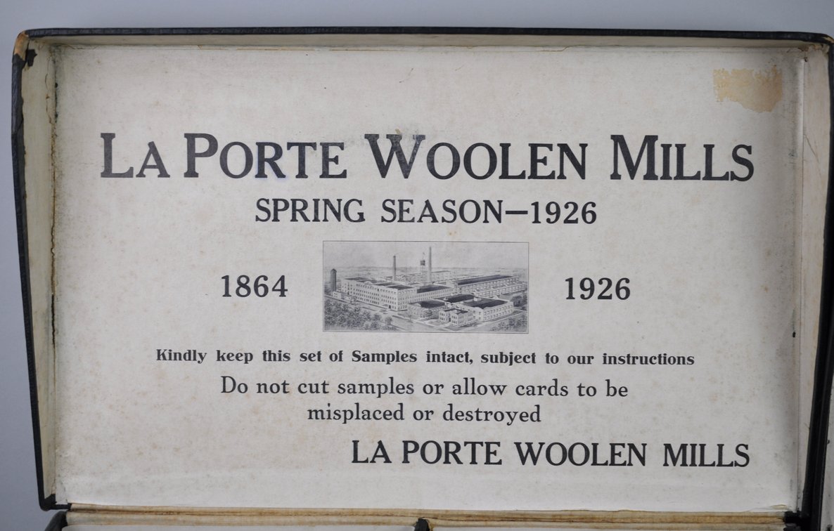 La Porte Woolen Mills Sample Boxes 1926