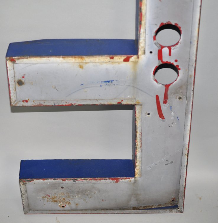Metal Marquee Channel Letters S E O, photo 15 of 17