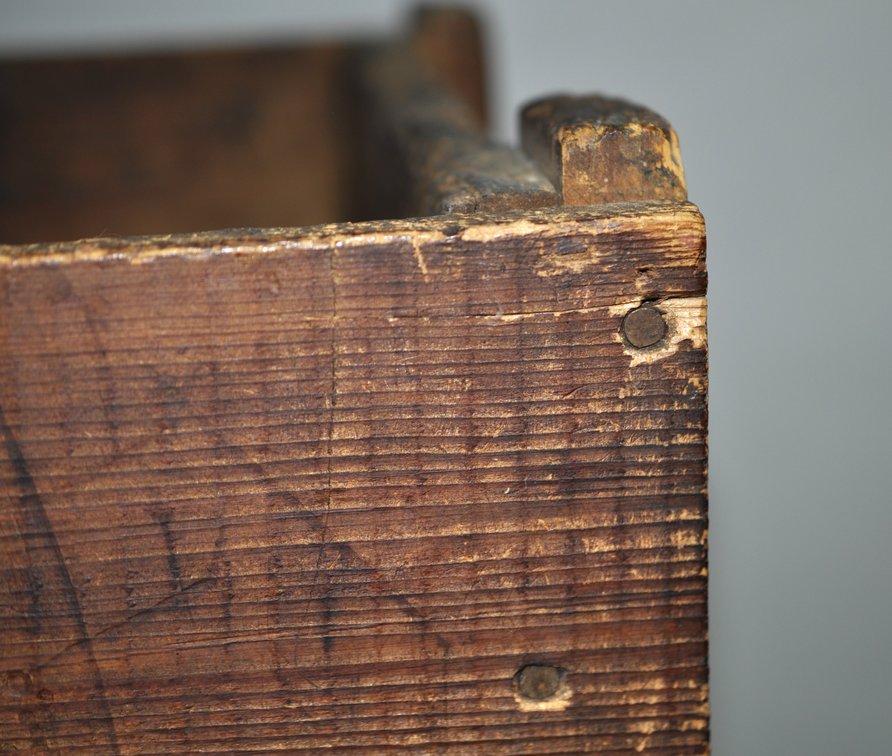Lowney's Chocolates Advertising Wooden Crate Cart