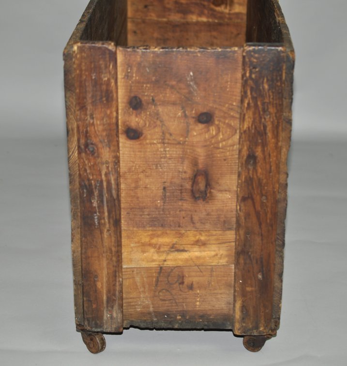 Lowney's Chocolates Advertising Wooden Crate Cart, photo 9 of 15