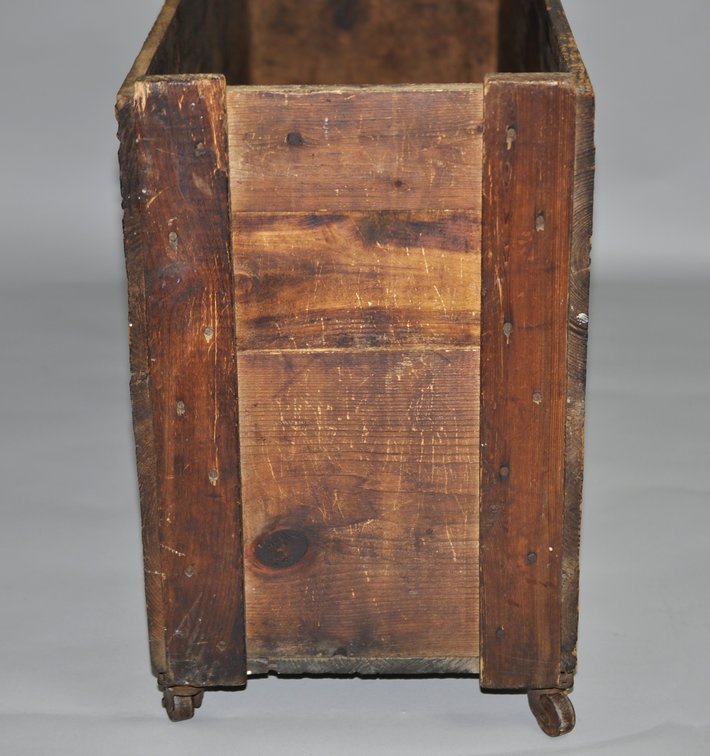 Lowney's Chocolates Advertising Wooden Crate Cart, photo 11 of 15