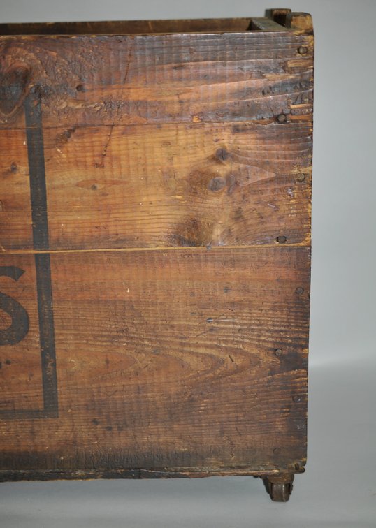 Lowney's Chocolates Advertising Wooden Crate Cart, photo 15 of 15