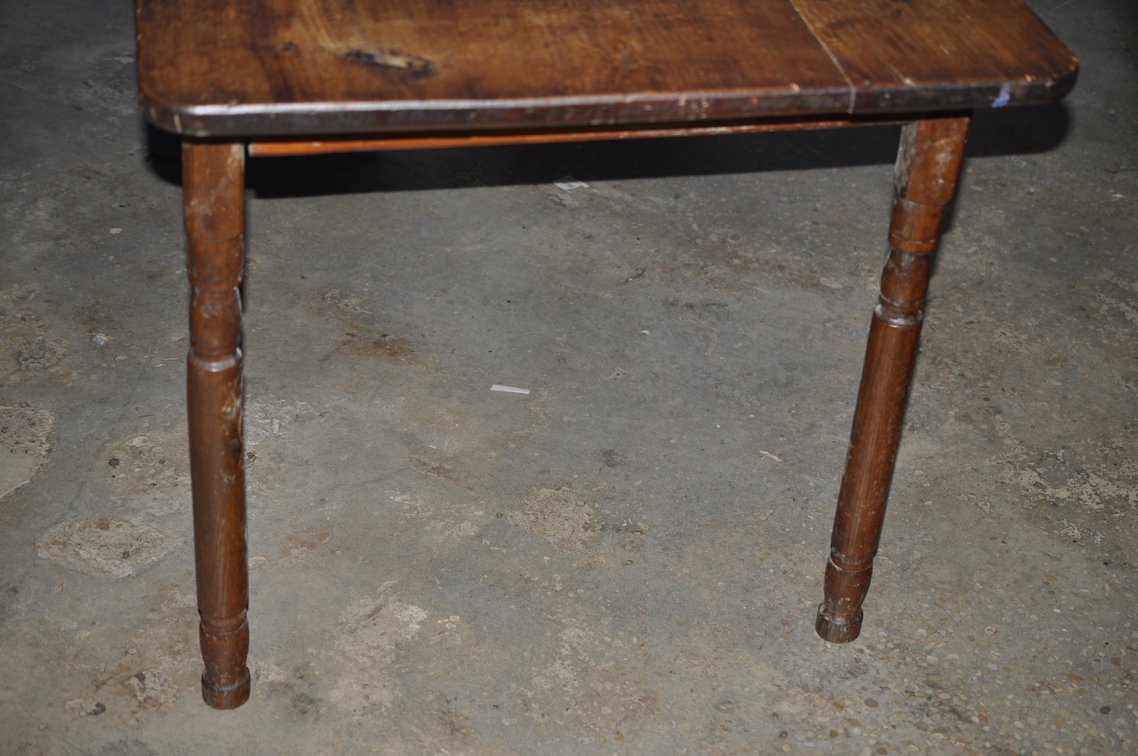 Primitive Wooden Farmhouse Dining Table, photo 19 of 24