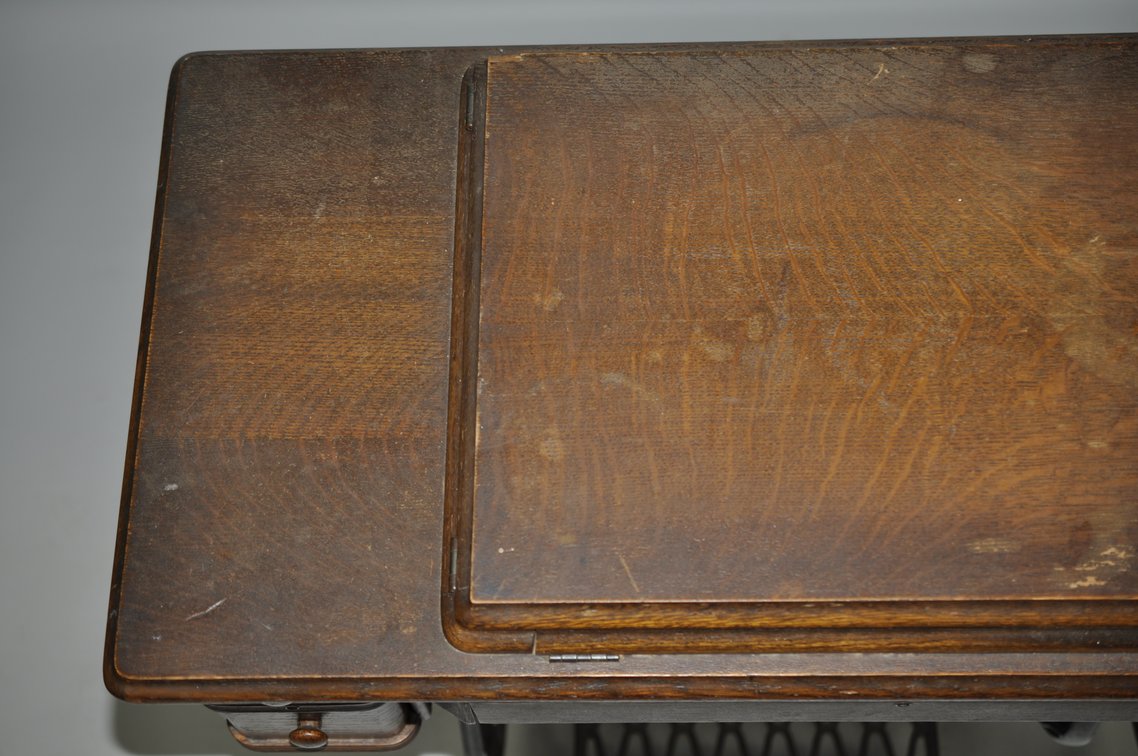 Singer No. 66 Treadle Sewing Machine & Cabinet, photo 12 of 42