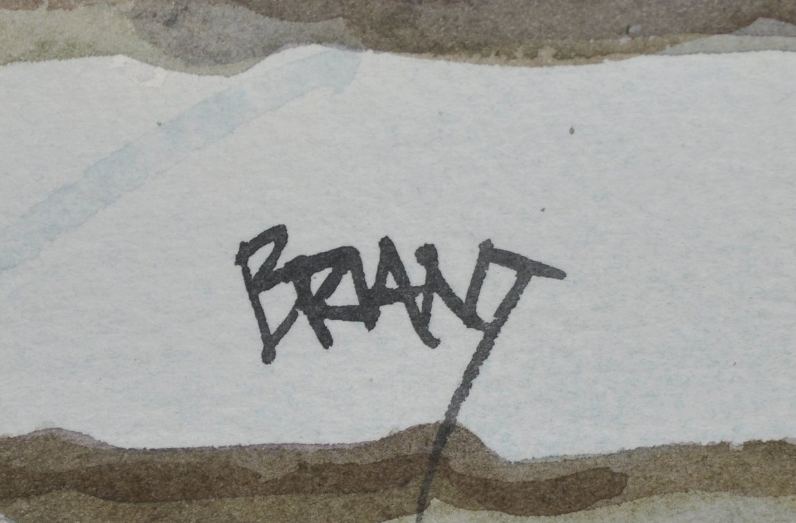 Peter Briant Watercolor – Marblehead Light, photo 3 of 8