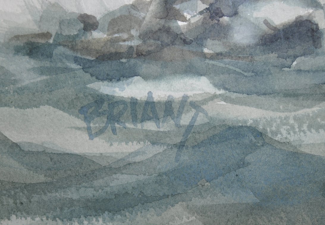 Peter Briant Watercolor – Spring Point Ledge Light