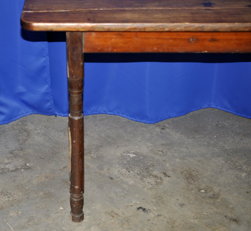 Primitive Wooden Farmhouse Dining Table