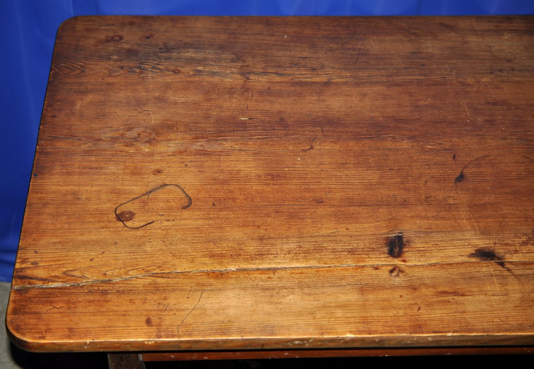 Primitive Wooden Farmhouse Dining Table