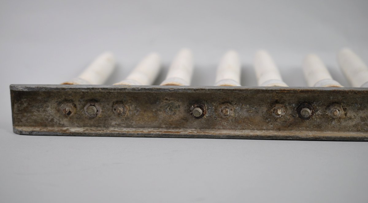 Vintage 16- Prong Ceramic Manufacturing Condom Mold, photo 16 of 19