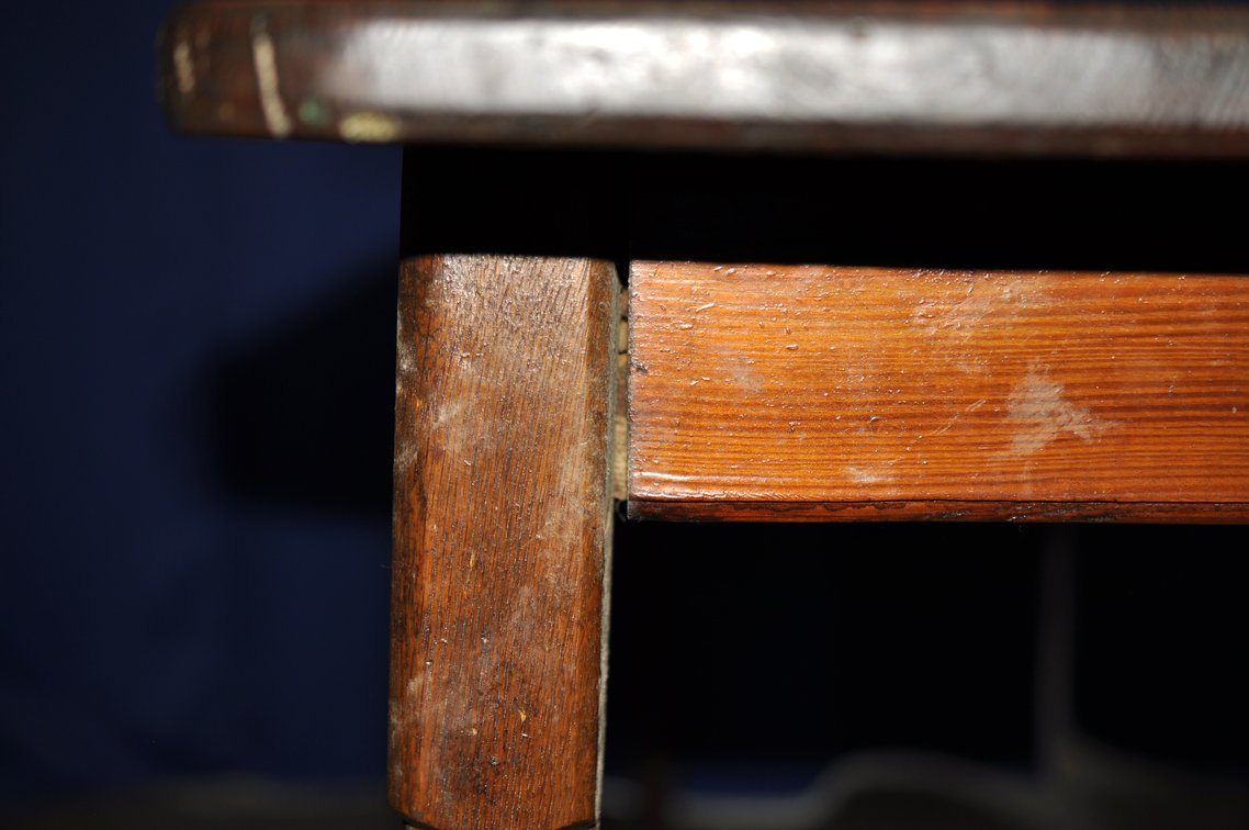 Primitive Wooden Farmhouse Dining Table, photo 20 of 24