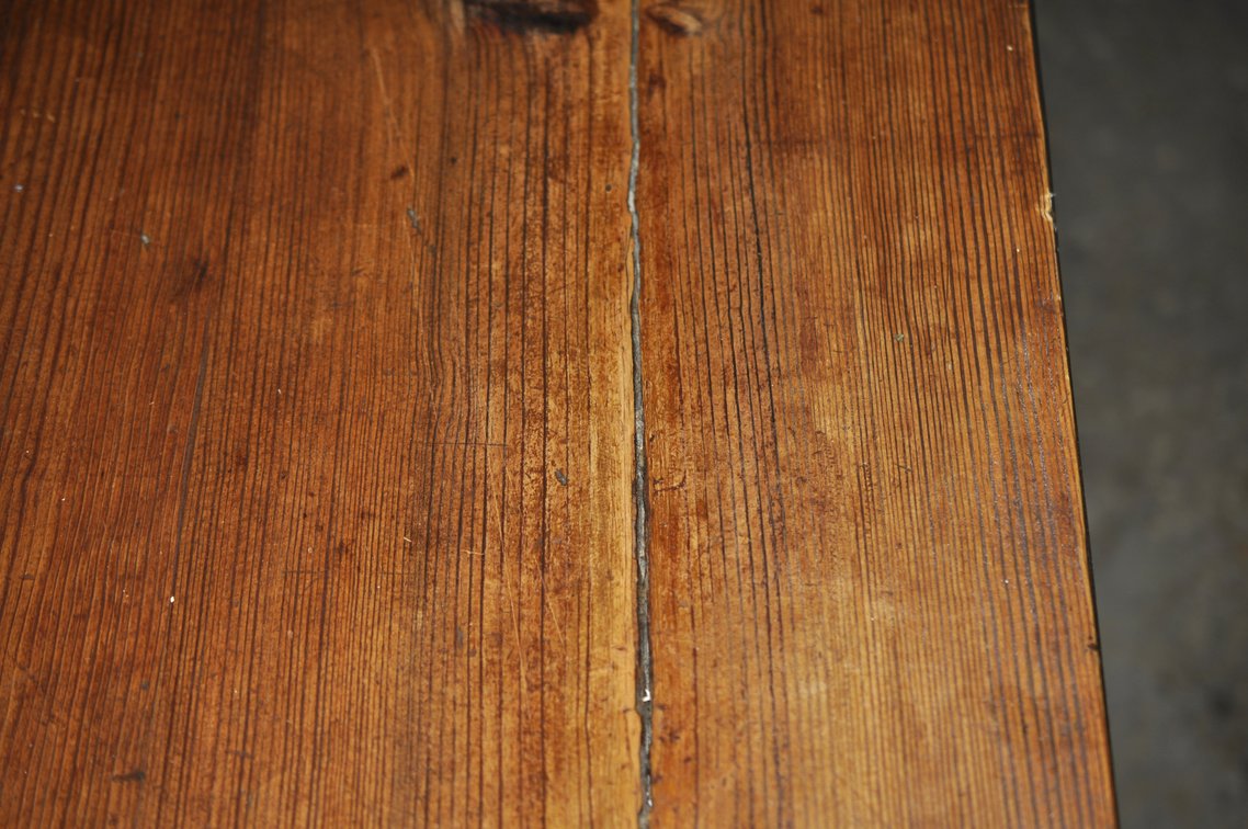 Primitive Wooden Farmhouse Dining Table, photo 12 of 24