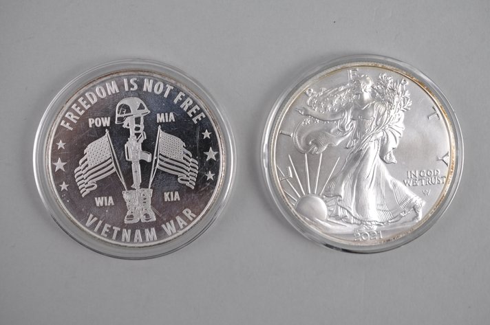 2021 Silver Eagle & Vietnam War Coins