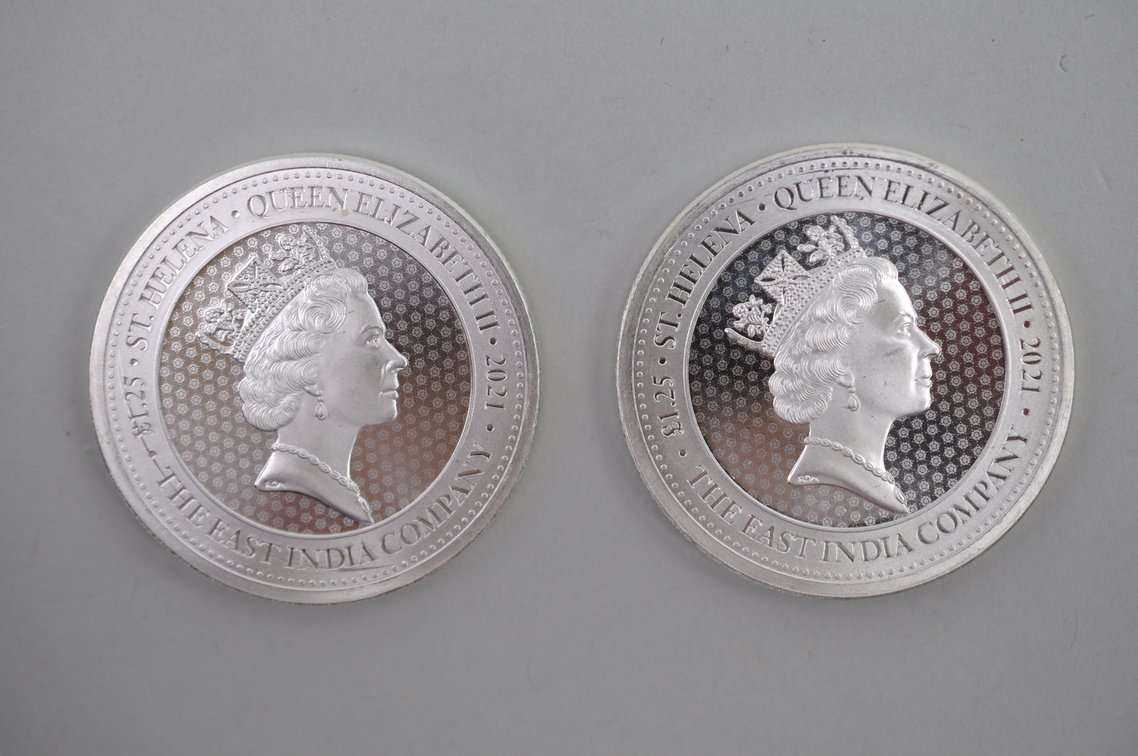 2021 St. Helena Queen Elizabeth II Silver Coins