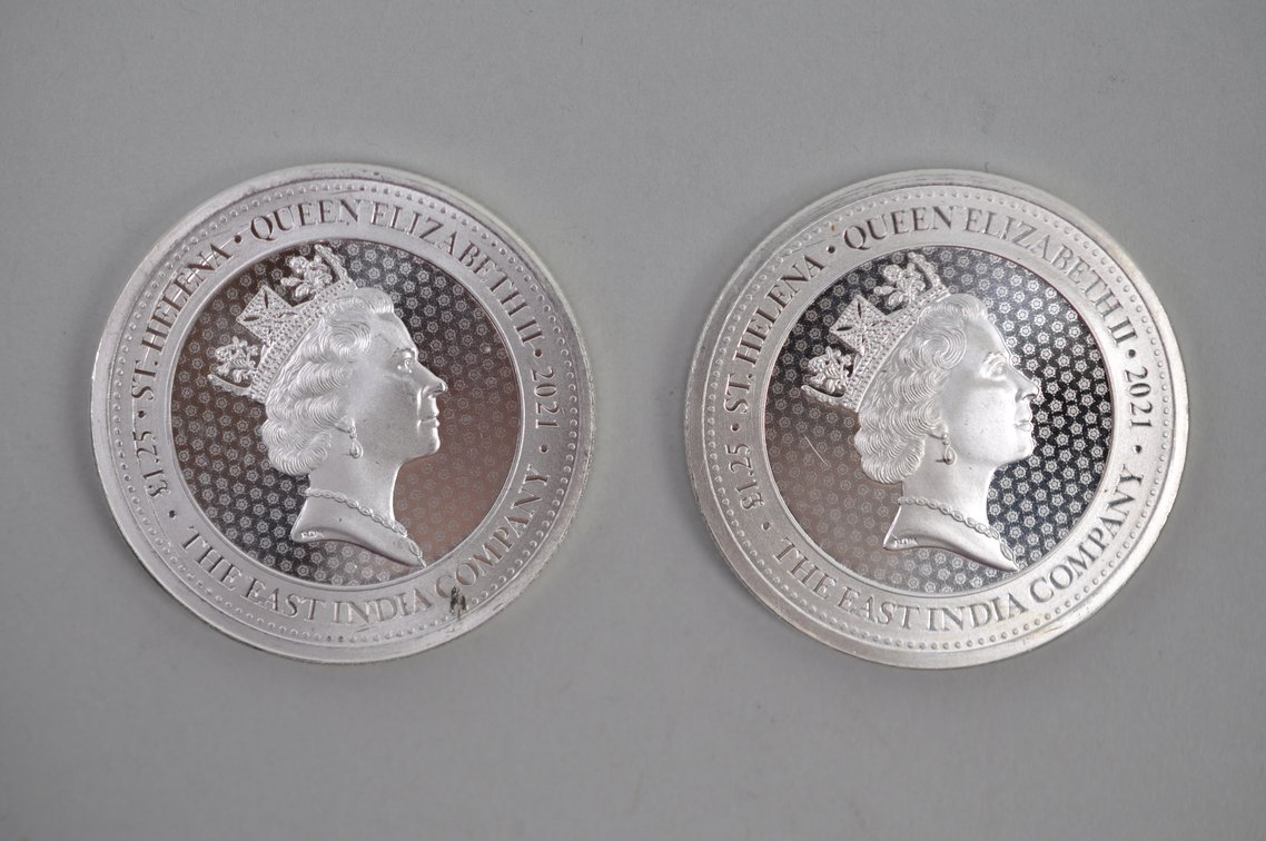 2021 St. Helena Queen Elizabeth II Silver Coins