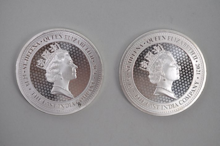 2021 St. Helena Queen Elizabeth II Silver Coins