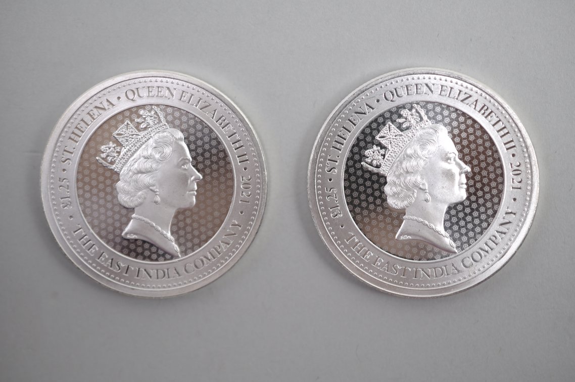 2021 St. Helena Queen Elizabeth II Silver Coins
