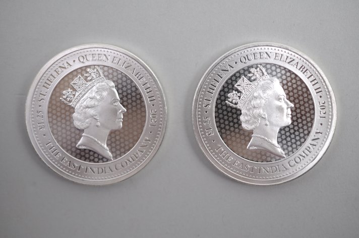 2021 St. Helena Queen Elizabeth II Silver Coins