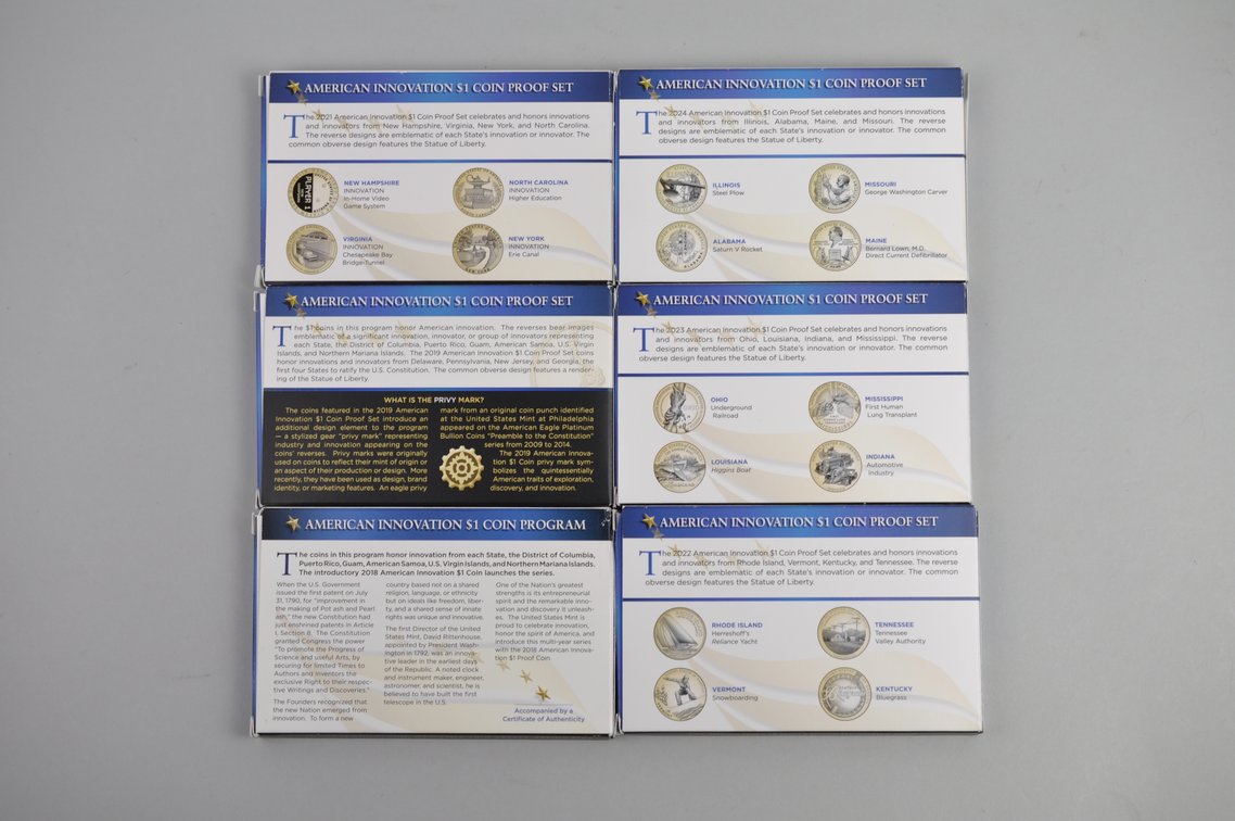 American Innovation Proof Sets 2018–2024, photo 2 of 35