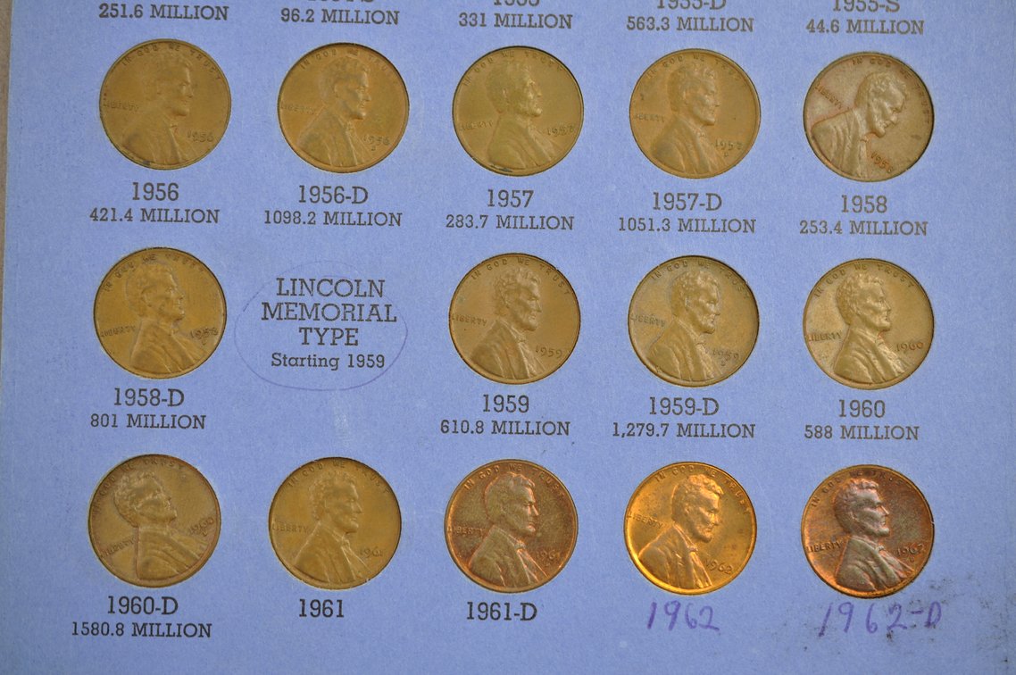 Lincoln Albums & Mixed US Coin Collection, photo 47 of 49
