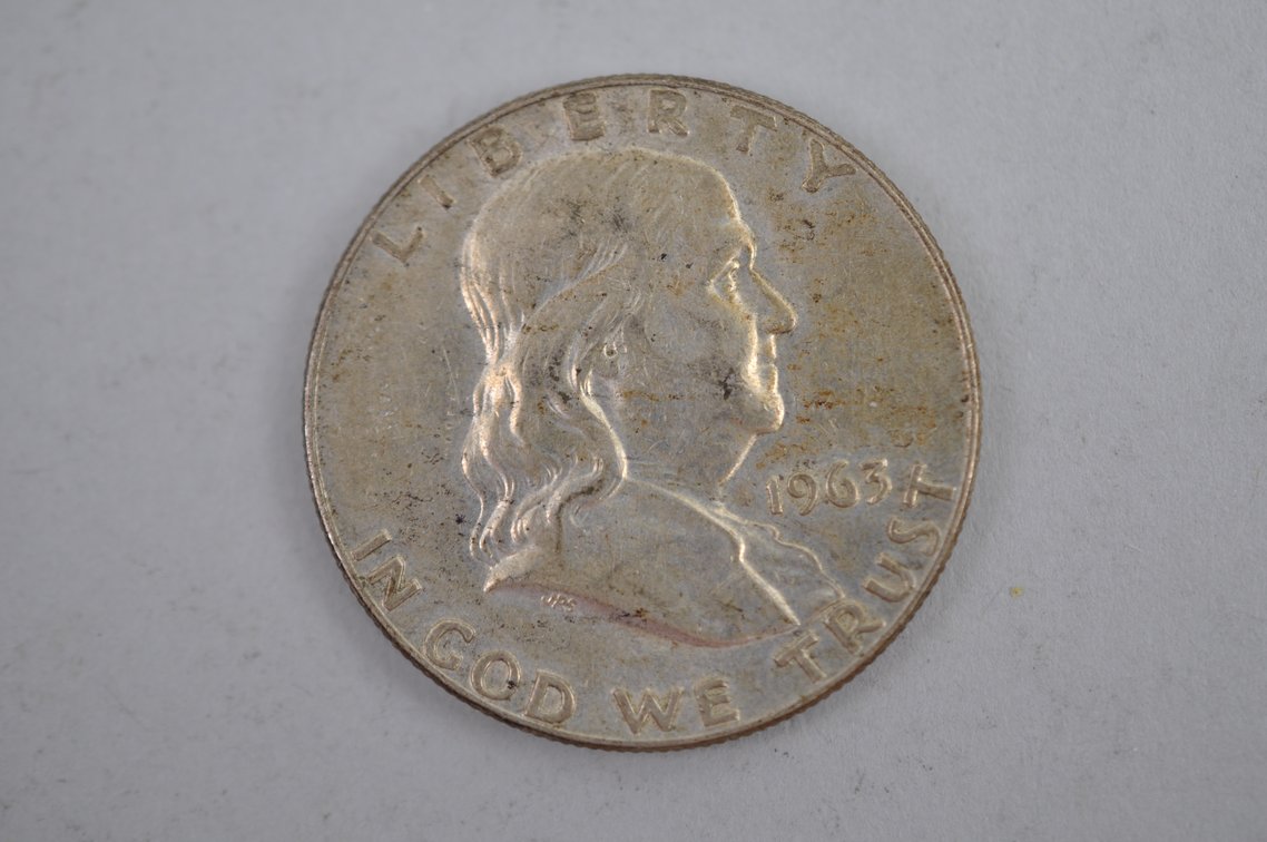 1962 U.S. Mint Set & Eight Franklin Half Dollars
