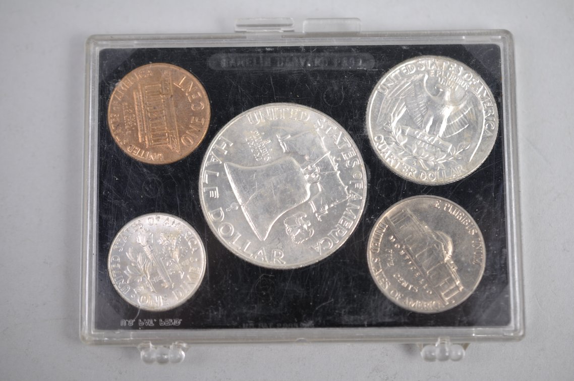 1962 U.S. Mint Set & Eight Franklin Half Dollars, photo 19 of 19