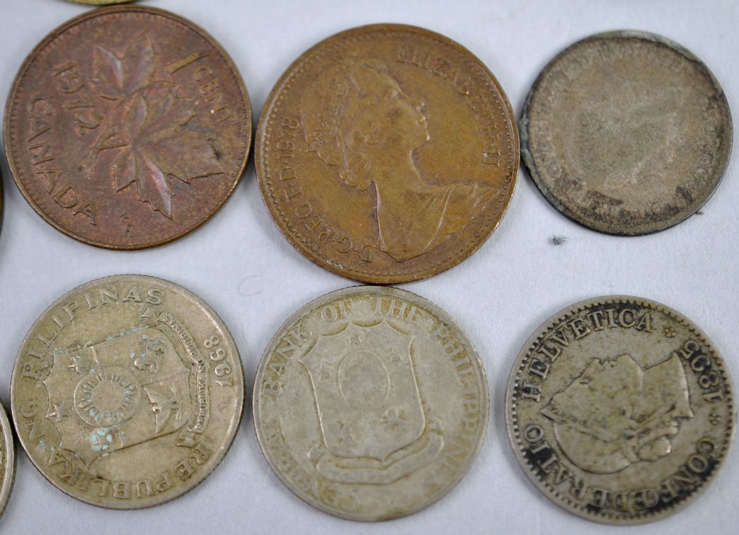 Great Britain Coin Set & World Currency Collection