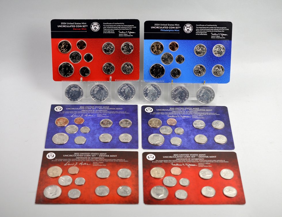 Six Silver Britannias & 2022–24 Mint Sets