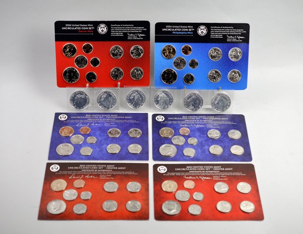 Six Silver Britannias & 2022–24 Mint Sets