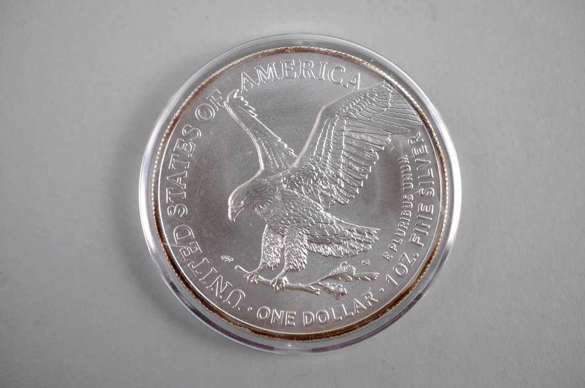 2021 Silver Eagle & Amac Military Coins, photo 5 of 5