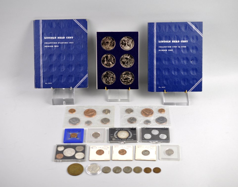 Lincoln Albums & Mixed US Coin Collection