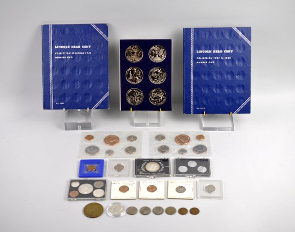 Lincoln Albums & Mixed US Coin Collection