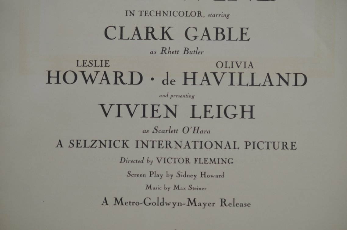 Gone With the Wind & Princess Theatre Ephemera