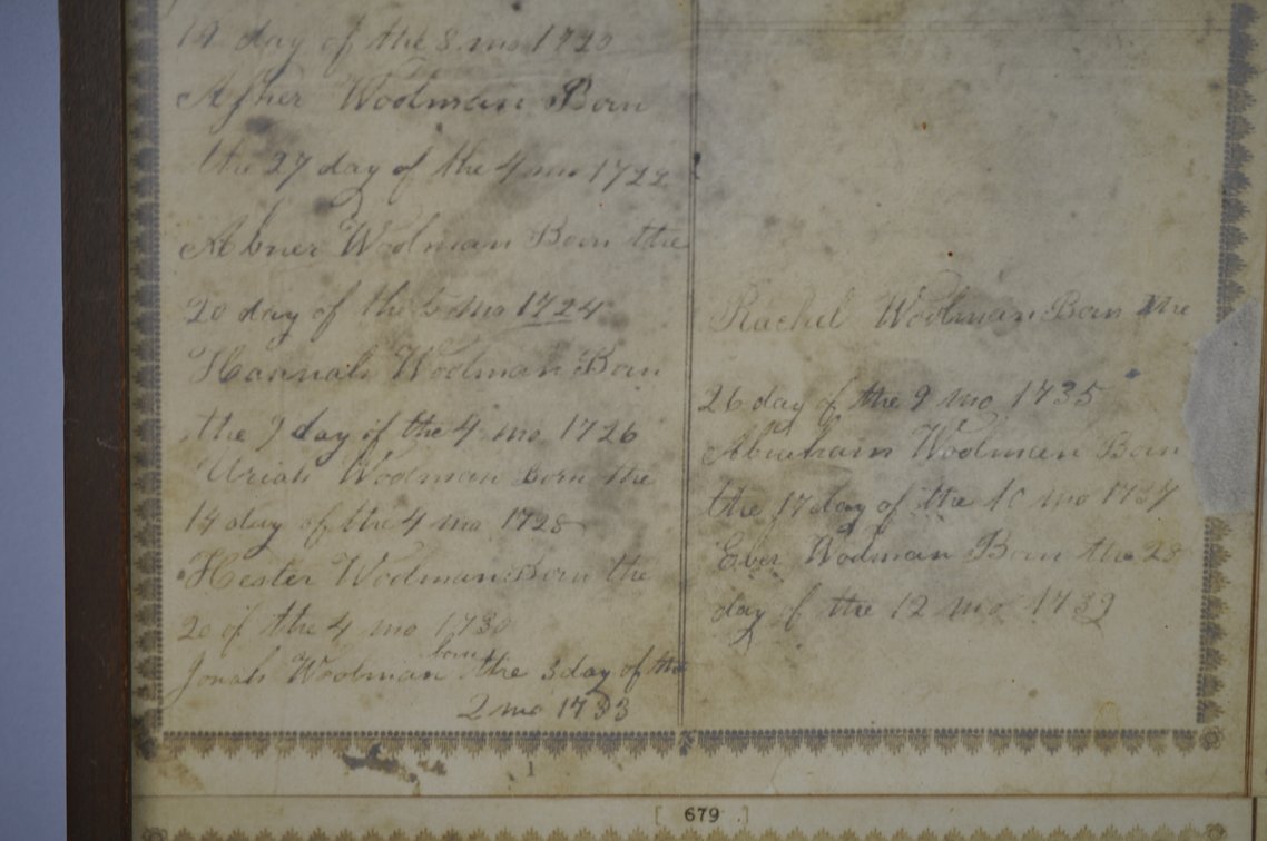19th Century Family Bible Record Pages
