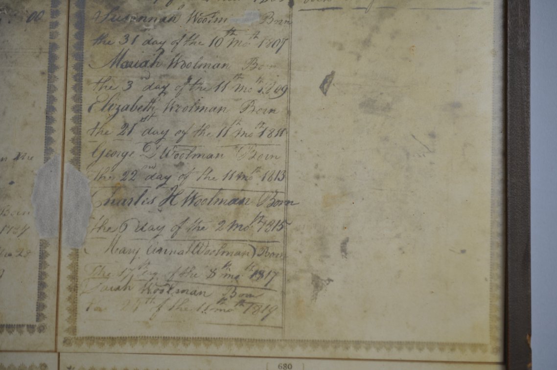 19th Century Family Bible Record Pages