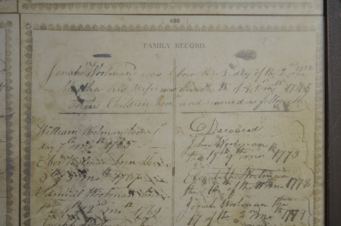 19th Century Family Bible Record Pages