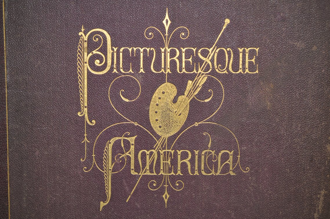 1872 Picturesque America Vol. 1 Book