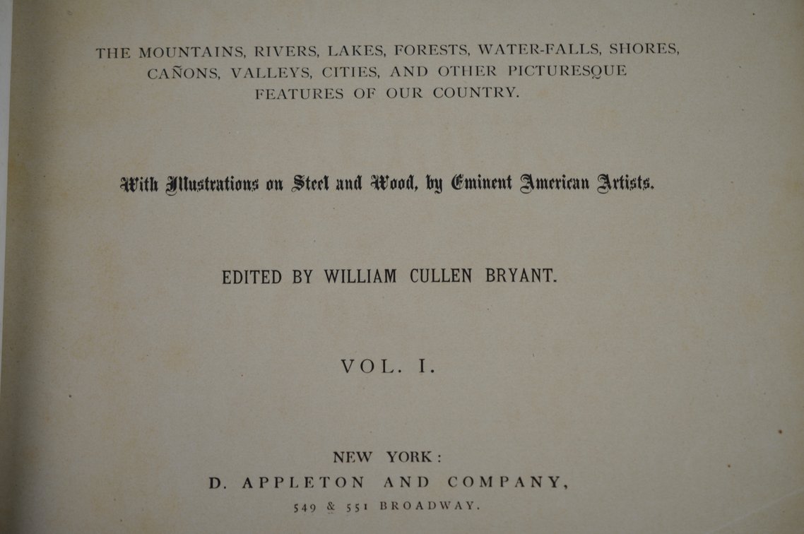 1872 Picturesque America Vol. 1 Book, photo 14 of 14
